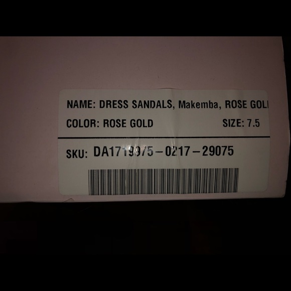 Never worn rose gold 4 inch heels - Picture 4 of 4